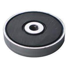 Ferrit pot mágnes D63 mm menetes furattal