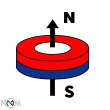 Neodimium gyűrű mágnes 15x10x5 mm N48