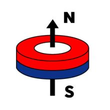 Neodimium gyűrű mágnes 20x9,4x5 mm N35