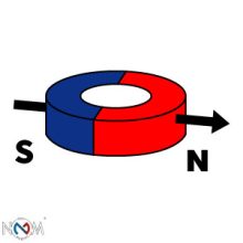 Neodimium gyűrű mágnes 40x25x5 mm RADIÁLIS  N48