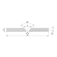 Neodymium gyűrű mágnes 50x4x4  mm N48