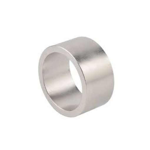 Neodimium gyűrű mágnes 16x11x18,5 mm N35