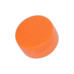 Gomb mágnes 12,7 mm mindkét oldala mágneses, narancssárga
