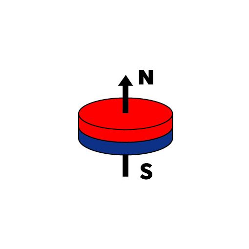 Neodimium korong mágnes 18x2 mm CINK bevonattal N35