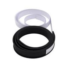 Mágneses C profil 20 mm széles átlátszó PVC szalaggal és papirral