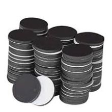 Mágnesfólia korong átmérő 22 mm, vastagság 0,90 mm, 100 db, öntapadós