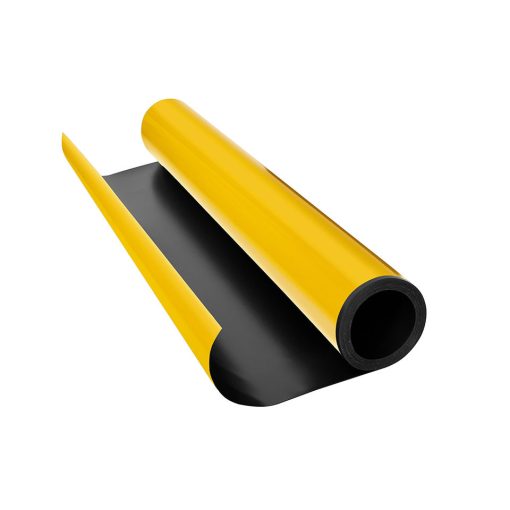 Mágnesfólia 0.95 mm vastag 615 mm széles, sárga