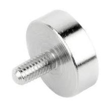 Neodimium pot mágnes külső menettel 25 mm