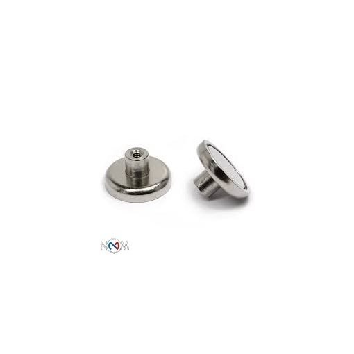 Neodimium pot mágnes belső menetes 32 mm mm