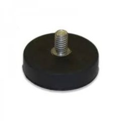 Neodimium pot mágnes gumi bevonattal átmérő 22 mm külső menettel, M4
