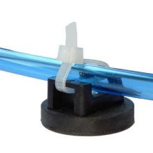 Neodimium pot mágnes gumi bevonattal átmérő 43 mm külső menettel