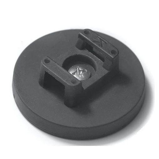 Neodimium pot mágnes gumi bevonattal átmérő 43 mm kábelek rögzítéséhez