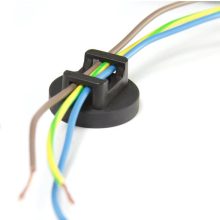 Neodimium pot mágnes gumi bevonattal átmérő 43 mm kábelek rögzítéséhez