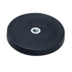   Neodimium pot mágnes gumi bevonattal átmérő 43 mm süllyesztett menettel