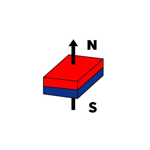 Neodimium téglatest mágnes 30x10x2 mm N48