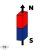 Neodymium téglatest mágnes 40x20x20 mm N52 radiális