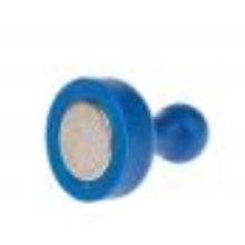 Neodim műanyagházas mágnes D 19 mm piros