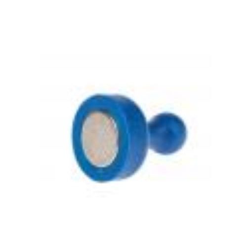 Neodim műanyagházas mágnes D 19 mm piros