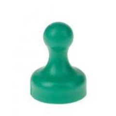 Neodim műanyagházas mágnes D 19 mm piros