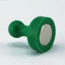 Neodim műanyagházas mágnes D 19 mm piros