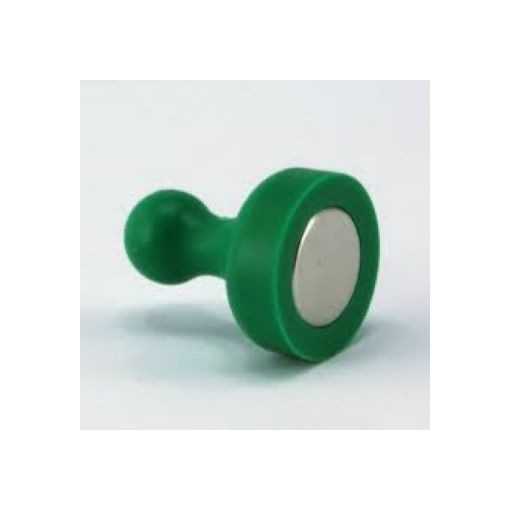 Neodim műanyagházas mágnes D 19 mm piros