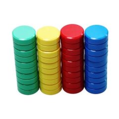 Neodim műanyagházas mágnes 12 mm átmérőjű