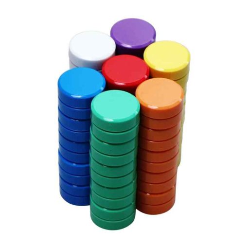 Neodim műanyagházas mágnes 12 mm átmérőjű