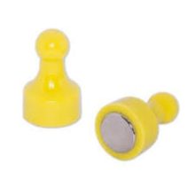 Neodim műanyagházas mágnes 12 mm piros