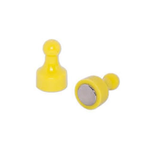 Neodim műanyagházas mágnes 12 mm piros